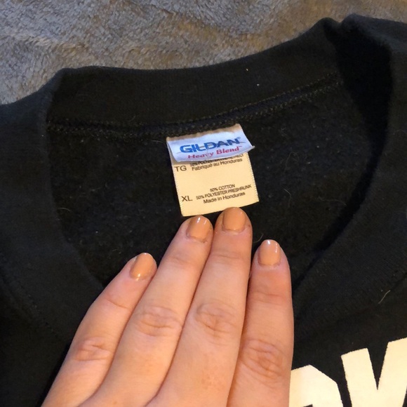 ‘I Woke Up Like This’ Black Sweatshirt - Picture 2 of 2